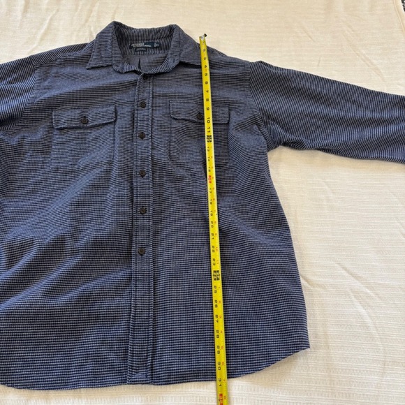 Polo Ralph Lauren Whitfield Shirt Mens XL Blue White Check Cotton Button Down - Picture 8 of 8
